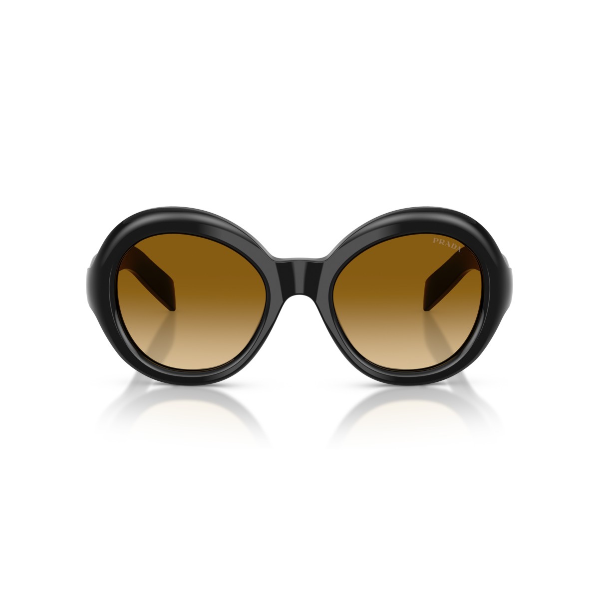 Occhiali da Sole Prada PR D08SU 16K10X | Montatura Nera Rotonda