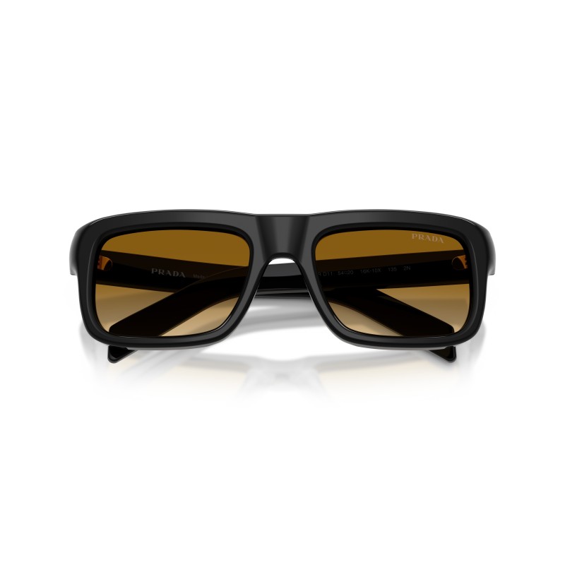 Lunettes de soleil Prada PR D11S 16K10X | Noir & Verres Dégradés