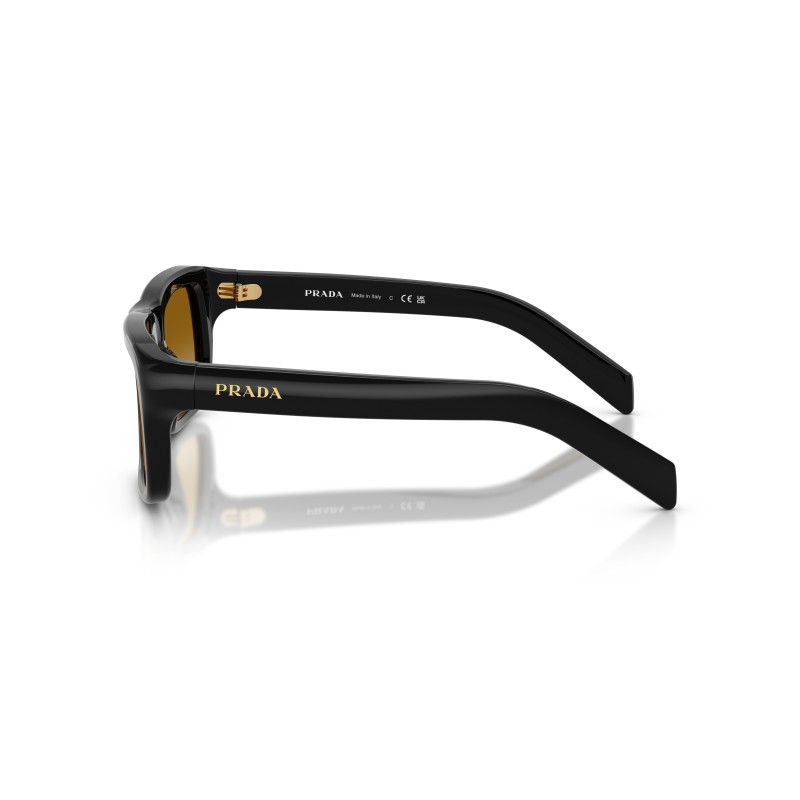 Lunettes de soleil Prada PR D11S 16K10X | Noir & Verres Dégradés