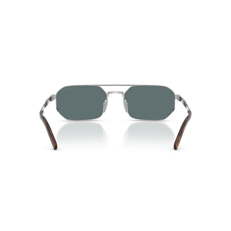 Prada PR D53S 1BC40X Silver Irregular Sunglasses for Men