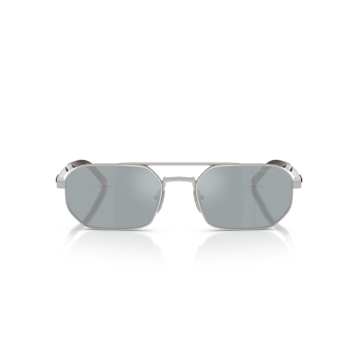 Occhiali da Sole Prada PR D53S 1BC40X | Argento e Blu | Uomo