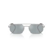 Prada PR D53S 1BC40X Zonnebril - Zilver/Blauw | Luxe Herenbril
