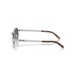 Prada PR D53S 1BC40X Silver Irregular Sunglasses for Men