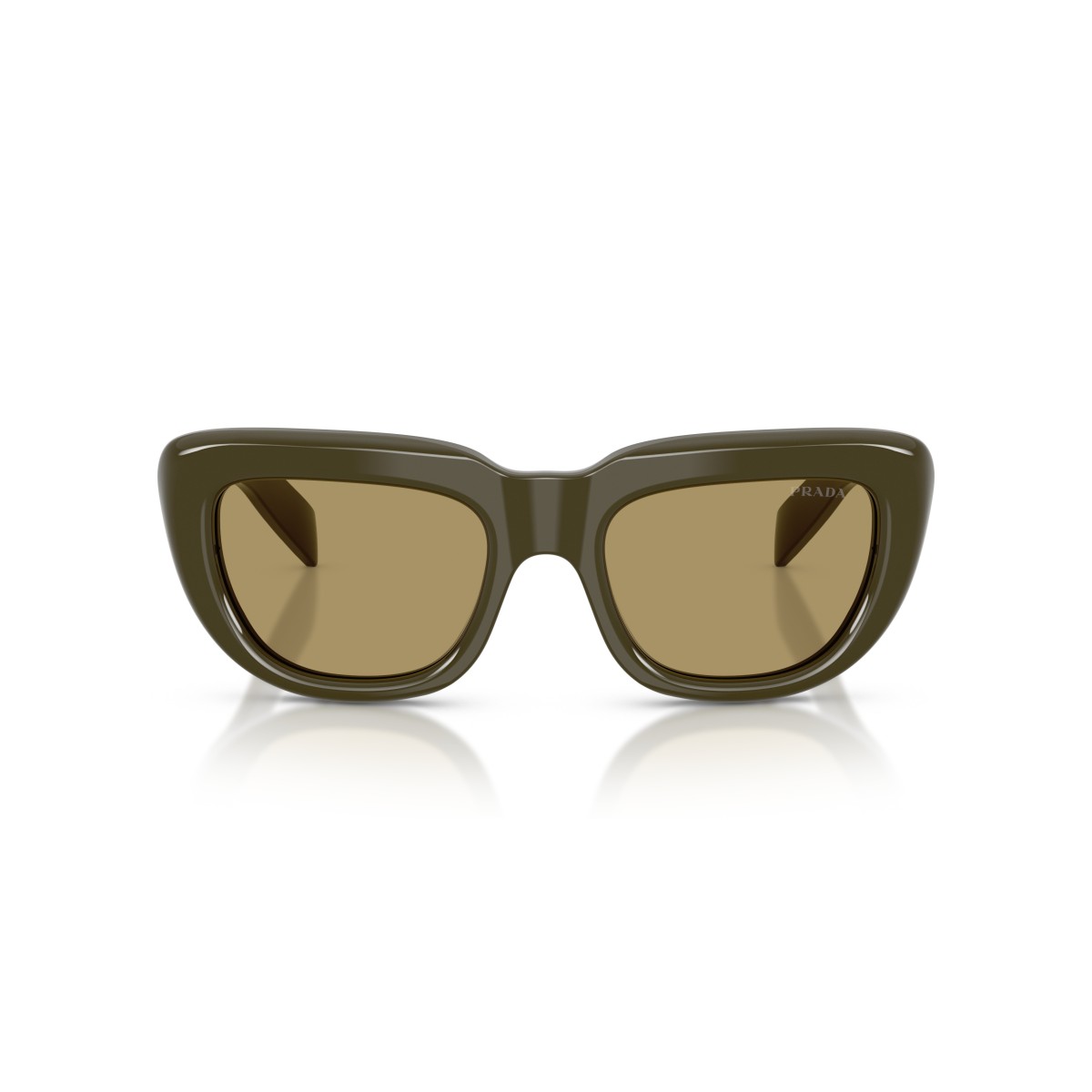 Prada PR D07S 26J70G Laurel Rectangular Sunglasses | Women's Luxury