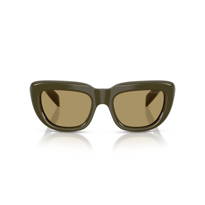 Prada PR D07S 26J70G Laurel Rectangular Sunglasses | Women's Luxury