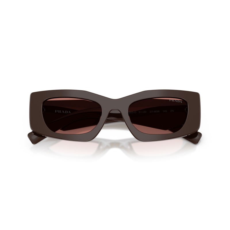 Prada PR D03SD 27I80W Zonnebril - Luxe Rechthoekig Montuur