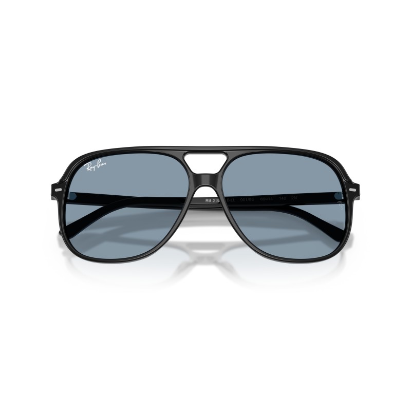Ray-Ban RB2198 Bill Sunglasses - Black Frame & Blue Lenses
