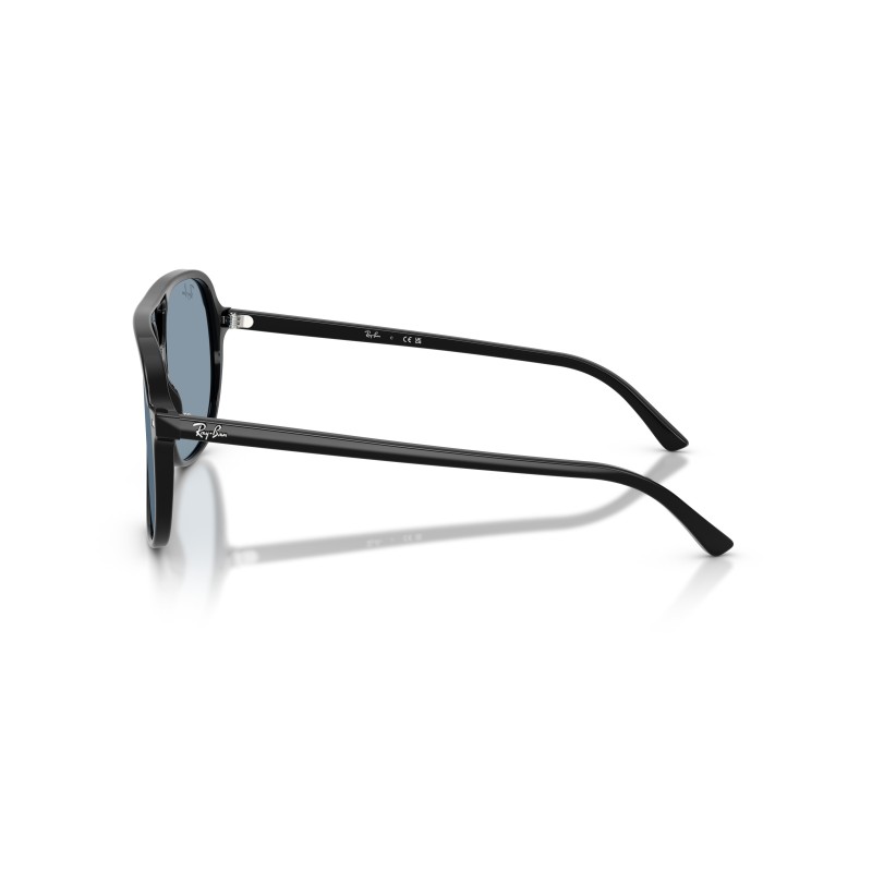 Ray-Ban Bill RB2198 901/56: Occhiali da Sole Squadrati Neri e Blu