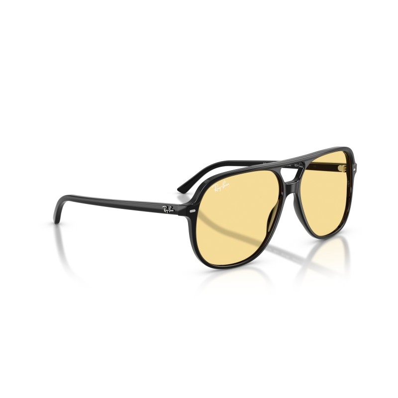 Ray-Ban Bill RB2198 901/R6 Sunglasses | Black Frame & Yellow Lenses