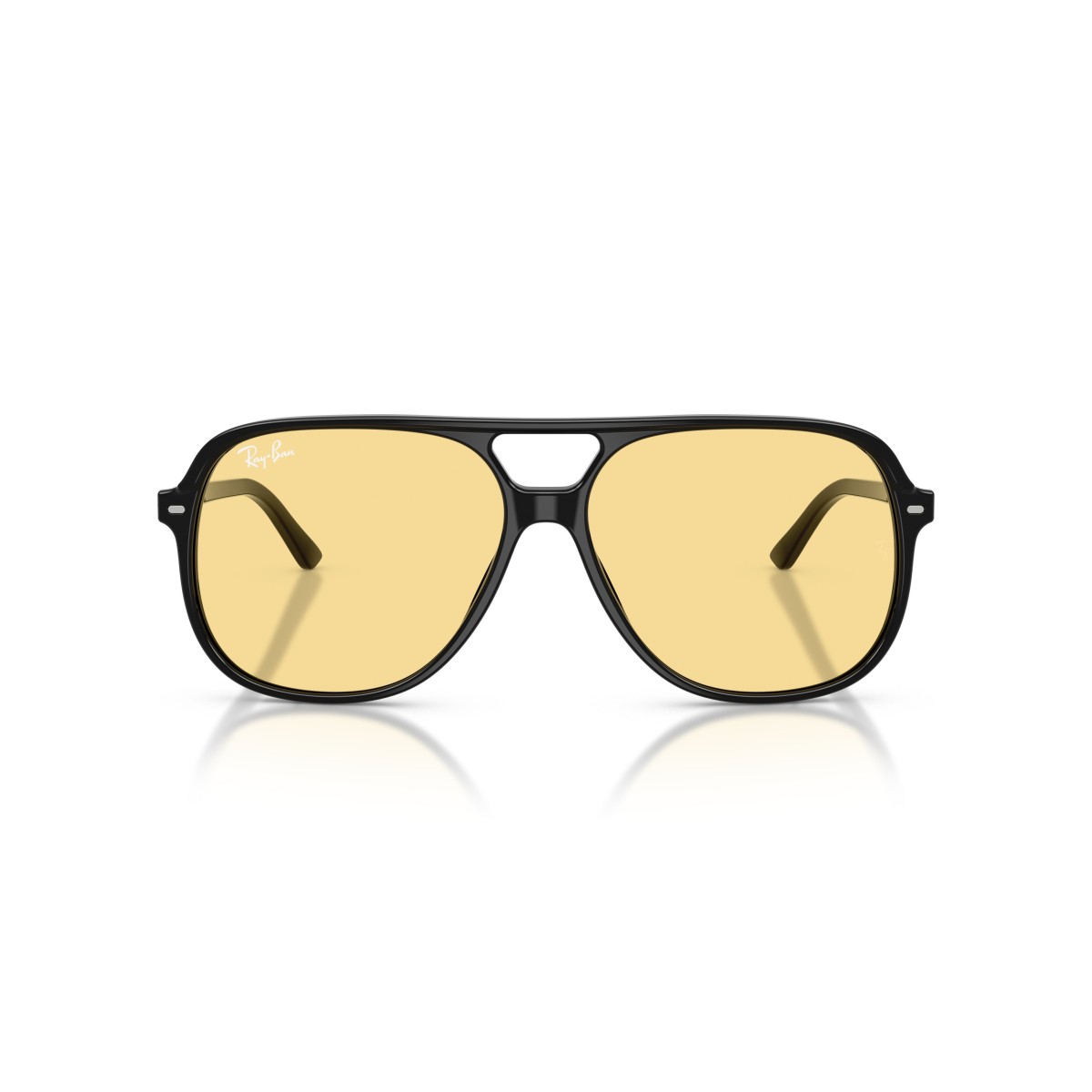 Ray-Ban Bill RB2198 901/R6 Sunglasses | Black Frame & Yellow Lenses