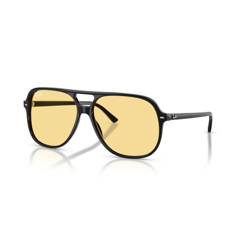 Ray-Ban Bill RB2198 901/R6 Sunglasses | Black Frame & Yellow Lenses