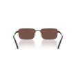 Occhiali da Sole Prada PR D54S | Design Rettangolare in Metallo
