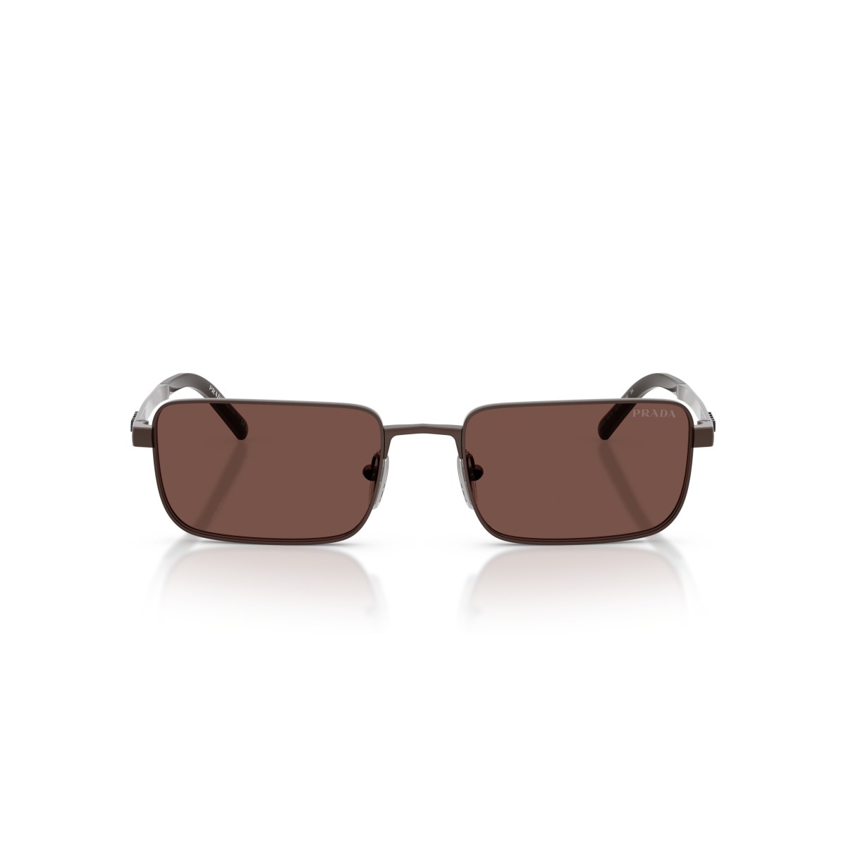Occhiali da Sole Prada PR D54S | Design Rettangolare in Metallo