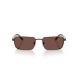 Occhiali da Sole Prada PR D54S | Design Rettangolare in Metallo