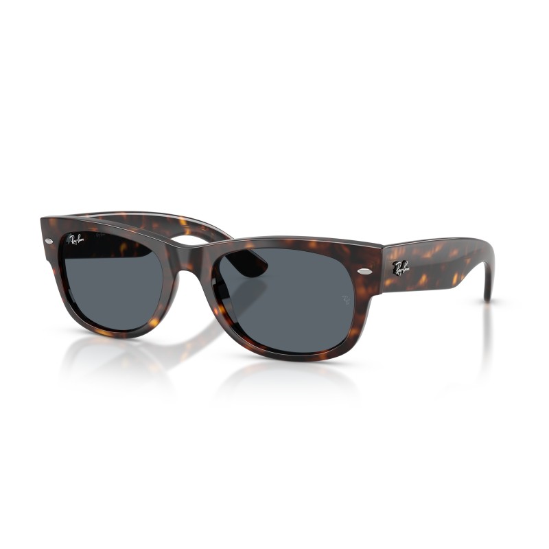 Ray-Ban Mega Wayfarer II RB0832S 902/R5 Havana Blue Sunglasses