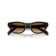 Occhiali da Sole Prada PR C08S 16K10X | Montatura Nera e Lenti Gialle