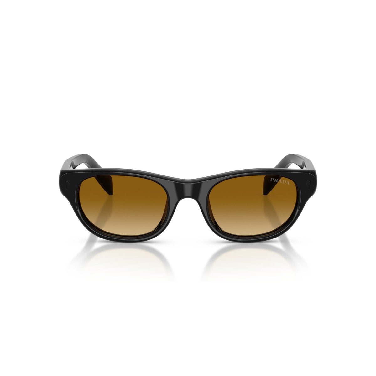 Occhiali da Sole Prada PR C08S 16K10X | Montatura Nera e Lenti Gialle