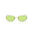 Ray-Ban RB3792 001/2 Gold Sunglasses with Green Lenses