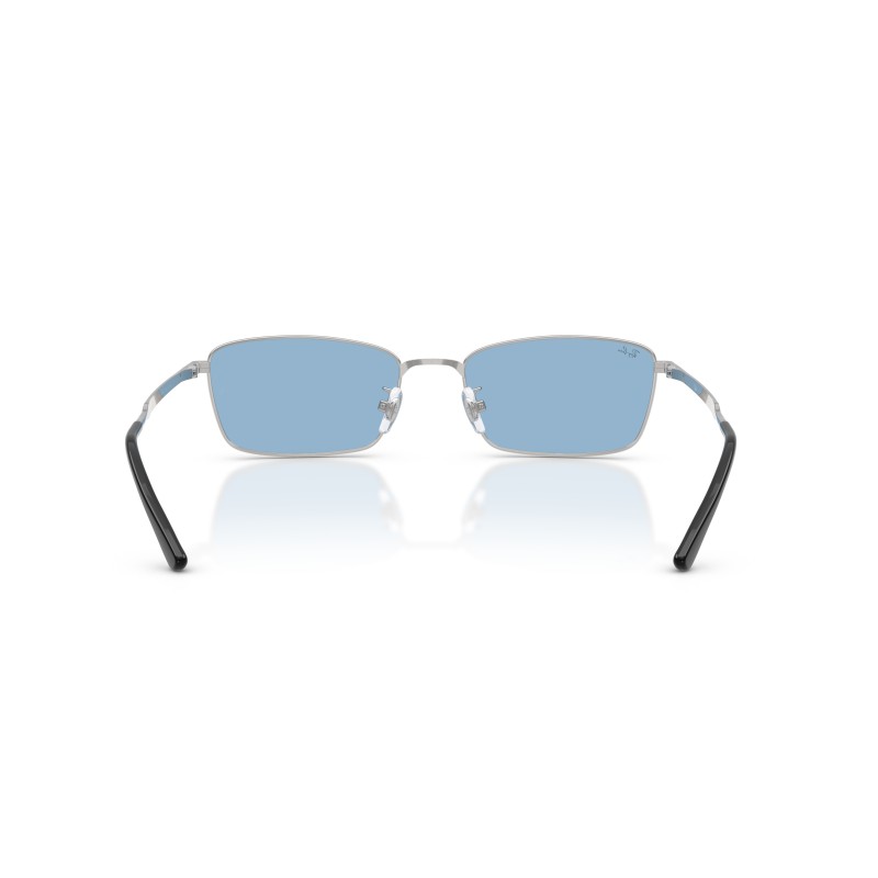 Ray-Ban RB8069D: Occhiali da Sole in Titanio Argento | Qualità Premium