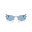 Ray-Ban RB8069D Titanium Zonnebril - Zilver/Blauw | Luxe Eyewear