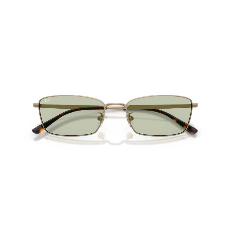 Ray-Ban RB8069D Titanio Oro | Occhiali da Sole Rettangolari