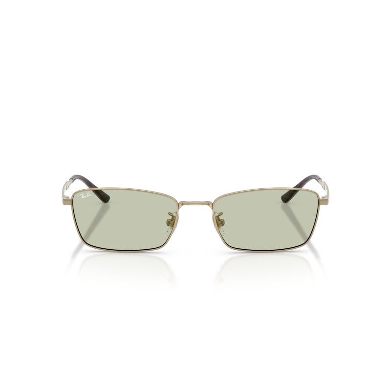 Ray-Ban RB8069D Titanio Oro | Occhiali da Sole Rettangolari