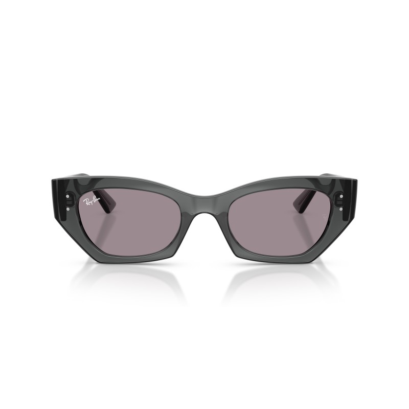 Ray-Ban Zena RB4430 Sunglasses | Transparent Grey & Dark Violet