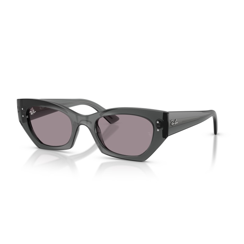 Ray-Ban Zena RB4430 Sunglasses | Transparent Grey & Dark Violet