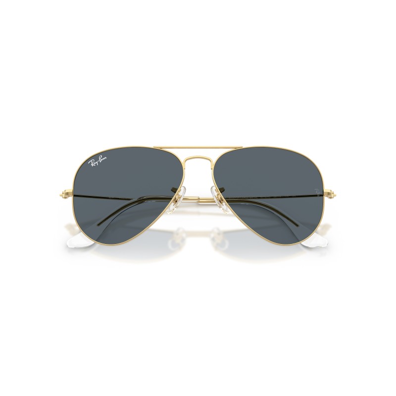 Ray-Ban Aviator RB3025 9219R5 58 Gold & Blue Gradient Sunglasses