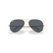 Ray-Ban Aviator RB3025 9219R5 58 Gold & Blue Gradient Sunglasses