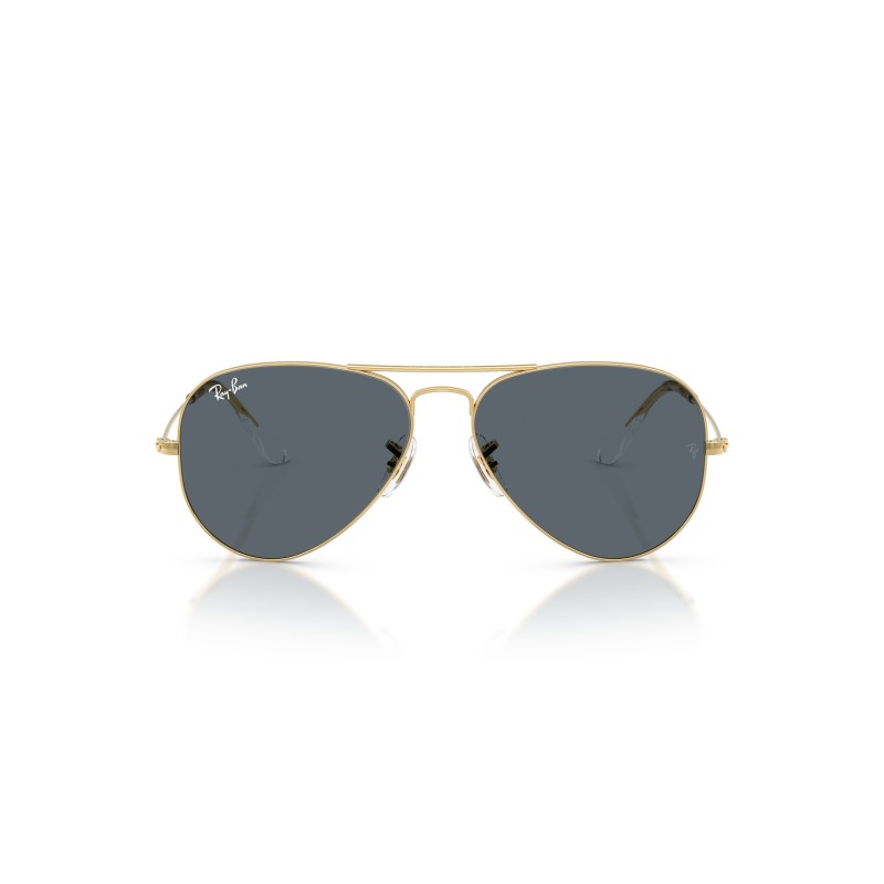 Ray-Ban Aviator RB3025 9219R5 58 Gold & Blue Gradient Sunglasses