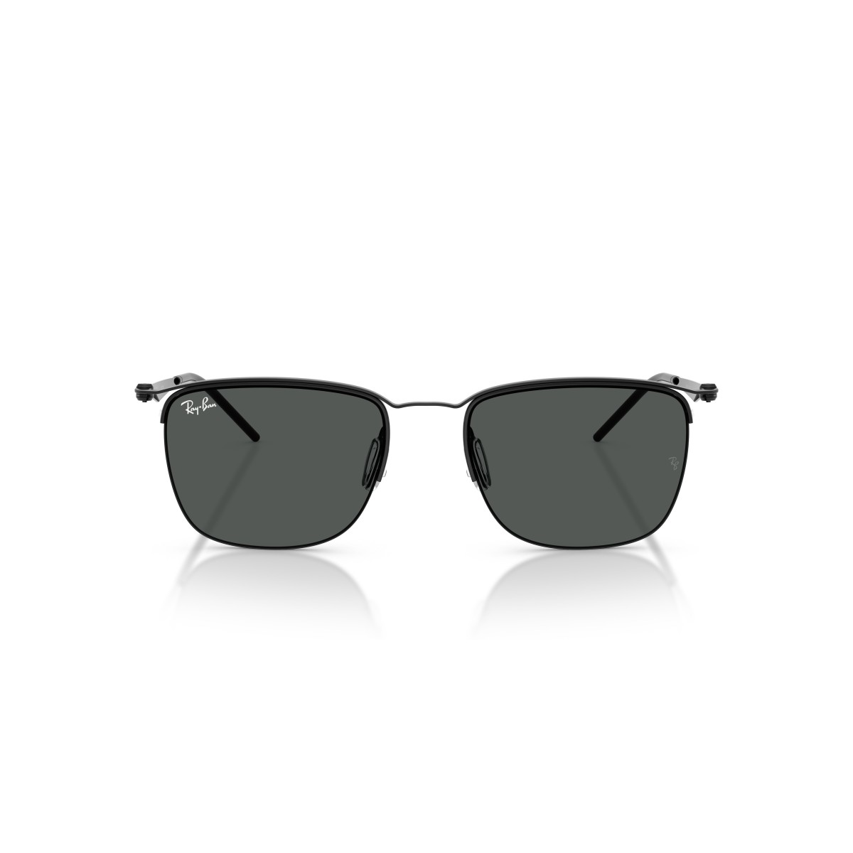 Ray-Ban RB8550 Square Metal Sunglasses | Official Style
