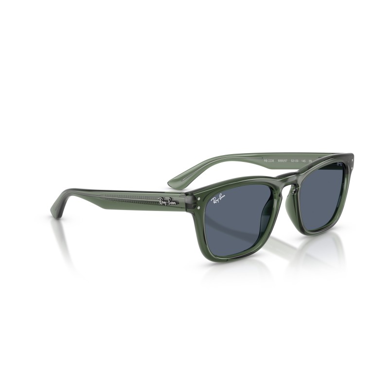 Ray-Ban RB2238 689887 Verde Trasparente | Occhiali da Sole Iconici