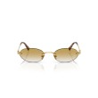 Lunettes de soleil Miu Miu MU A54S | Design Ovale Rimless