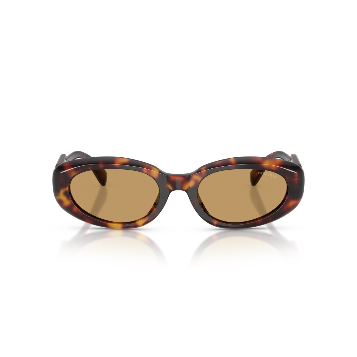 Miu Miu MU C01S 27L10Y Zonnebril - Havana Patroon | Luxe Eyewear