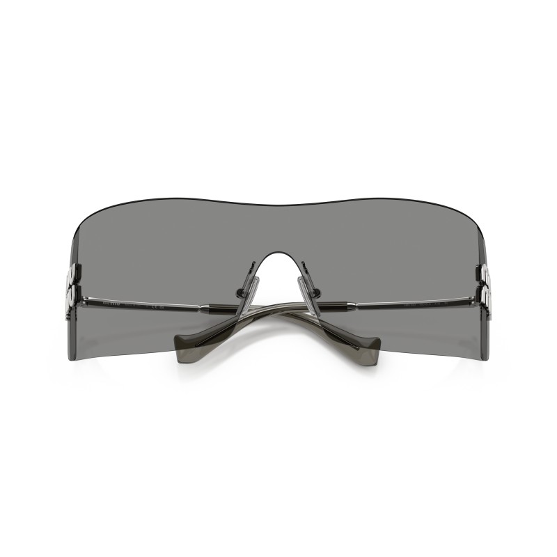 Miu Miu MU B53S Shield Zonnebril - Luxe & Futuristisch Design