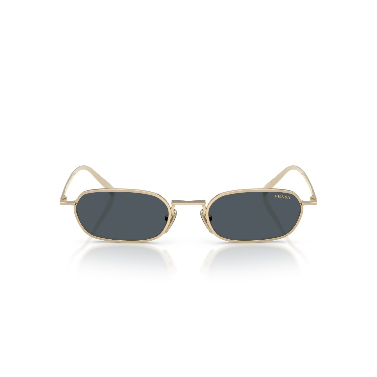 Prada PR D50S ZVN70B Pale Gold Sunglasses | Luxury Eyewear