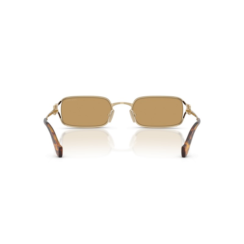 Lunettes de soleil Miu Miu MU C50S - ZVN10Y | Doré et Écaille