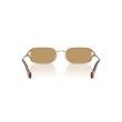 Miu Miu MU C50S Zonnebril - Goudkleurig Metaal | Luxe Eyewear