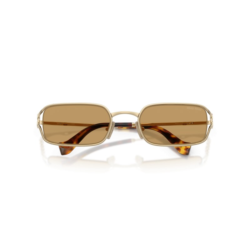Occhiali da Sole Miu Miu MU C50S | Montatura Oro e Lenti Ambra
