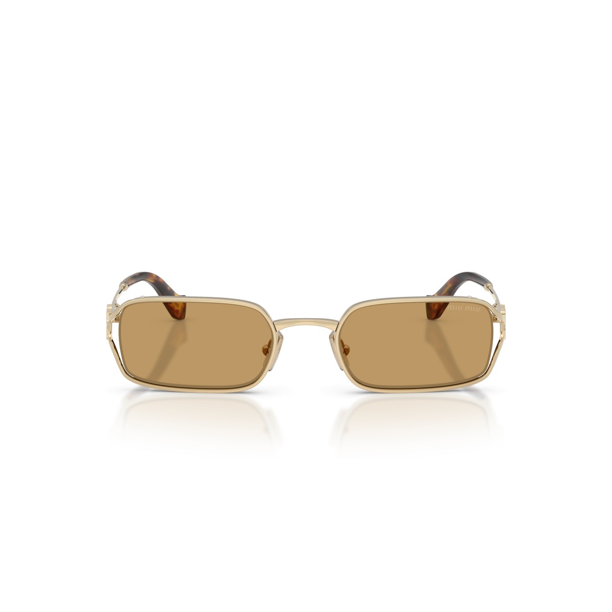 Occhiali da Sole Miu Miu MU C50S | Montatura Oro e Lenti Ambra