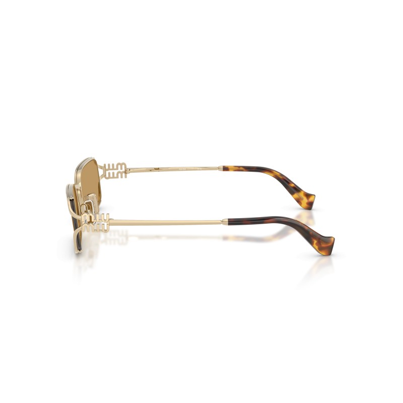 Lunettes de soleil Miu Miu MU C50S - ZVN10Y | Doré et Écaille