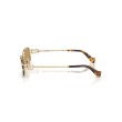 Lunettes de soleil Miu Miu MU C50S - ZVN10Y | Doré et Écaille