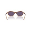 Lunettes de soleil Prada PR D17S - Striped Rosewood | Luxe Italien