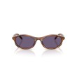 Lunettes de soleil Prada PR D17S - Striped Rosewood | Luxe Italien
