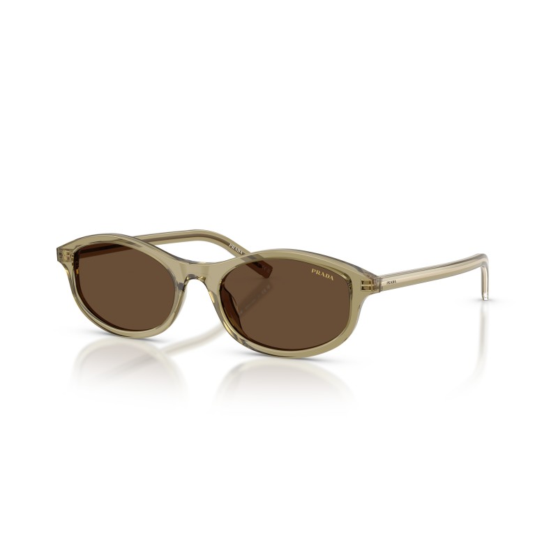 Lunettes de soleil Prada PR D17S | Monture Ovale en Acétate