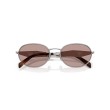 Occhiali da Sole Prada PR D57S | Design Ovale in Metallo