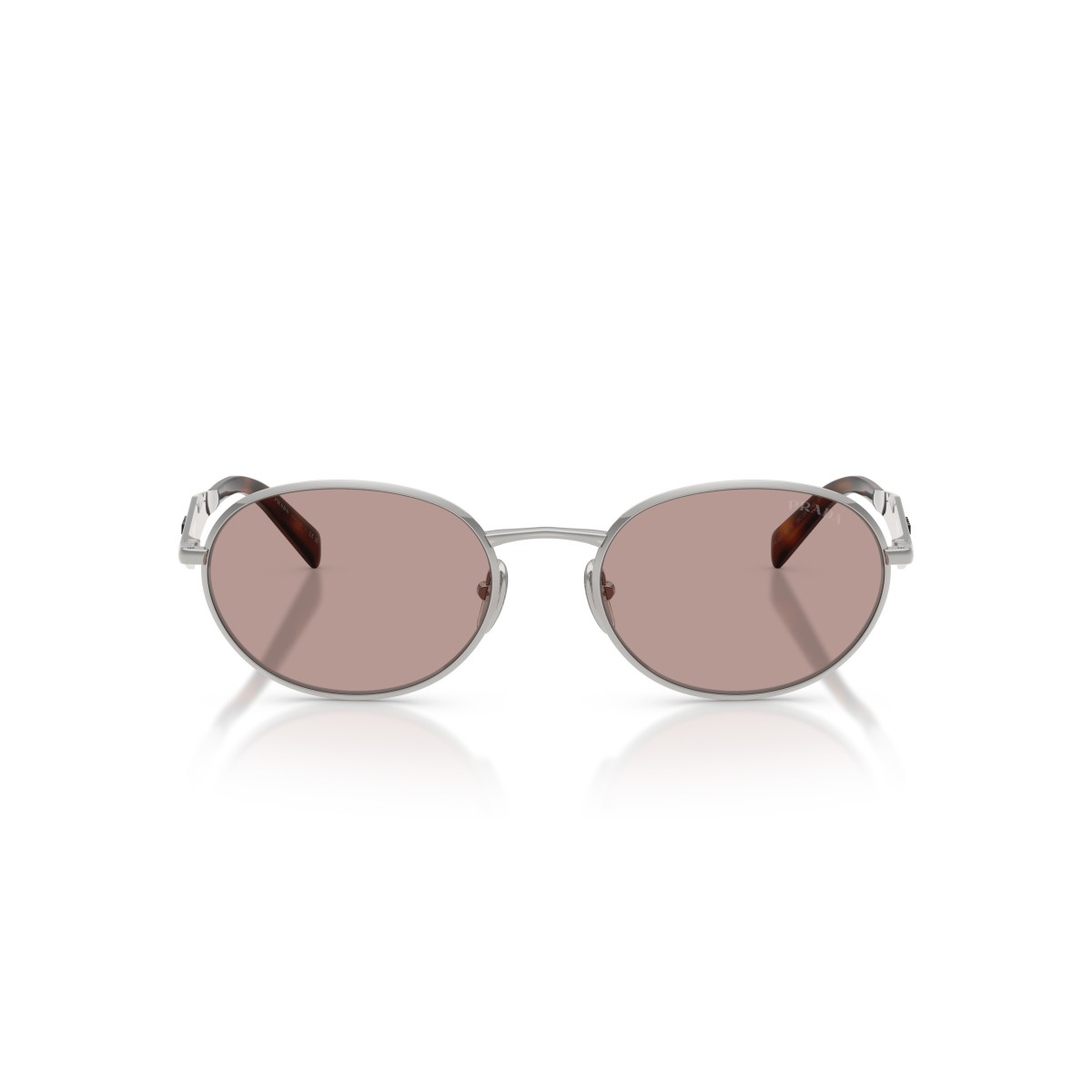 Occhiali da Sole Prada PR D57S | Design Ovale in Metallo