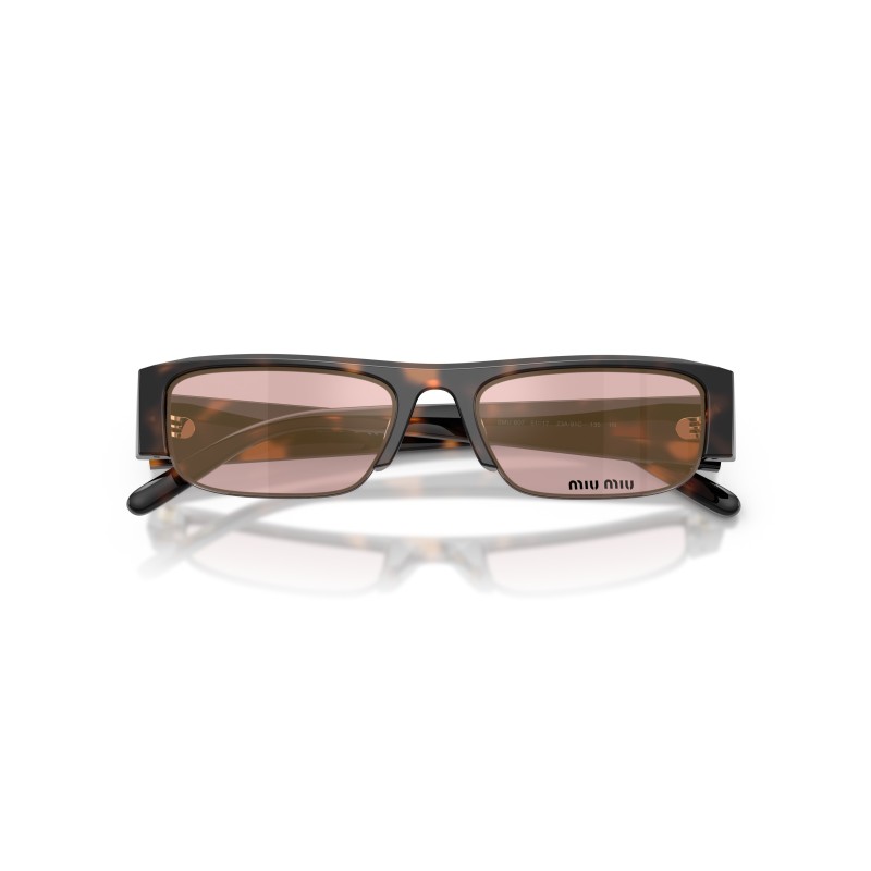 Miu Miu MU B07S Zonnebril - Luxe Rechthoekig Design