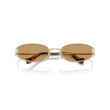 Miu Miu MU C51S Zonnebril - Luxe Irregular Metalen Design